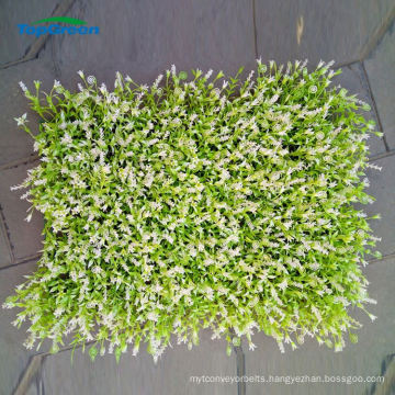 fake green artificial foliage wall decoration